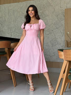 Vestido Olivia Feminino - Rosa