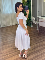Vestido Olivia Feminino - Branco