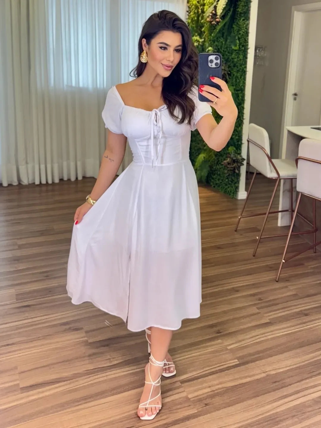 Vestido Olivia Feminino - Branco