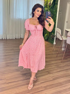 Vestido Olivia Feminino - Rosa