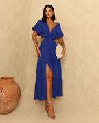 Vestido Íris Feminino - Azul