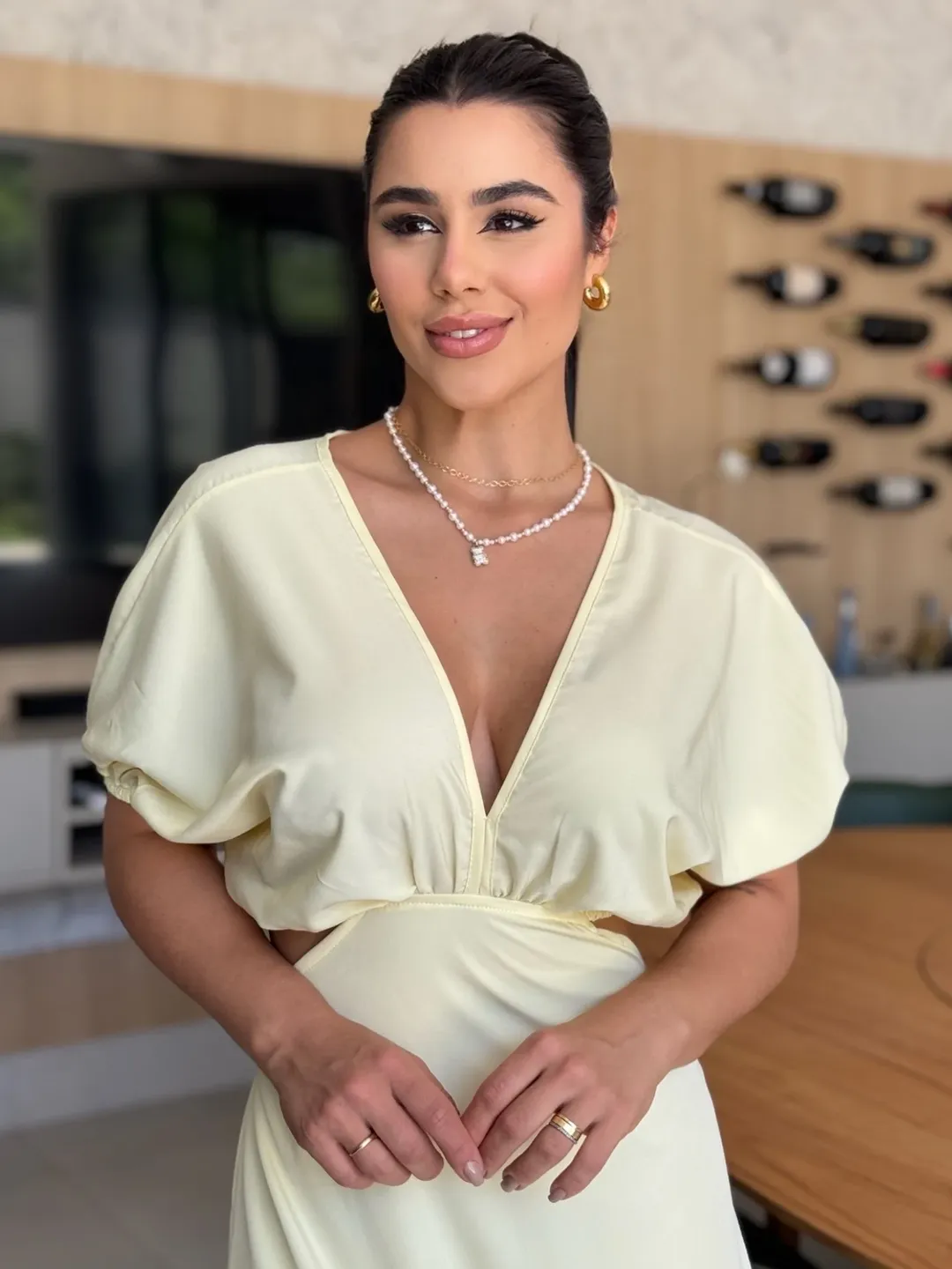 Vestido Íris Feminino - Amarelo