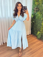 Vestido Íris Feminino - Azul Claro