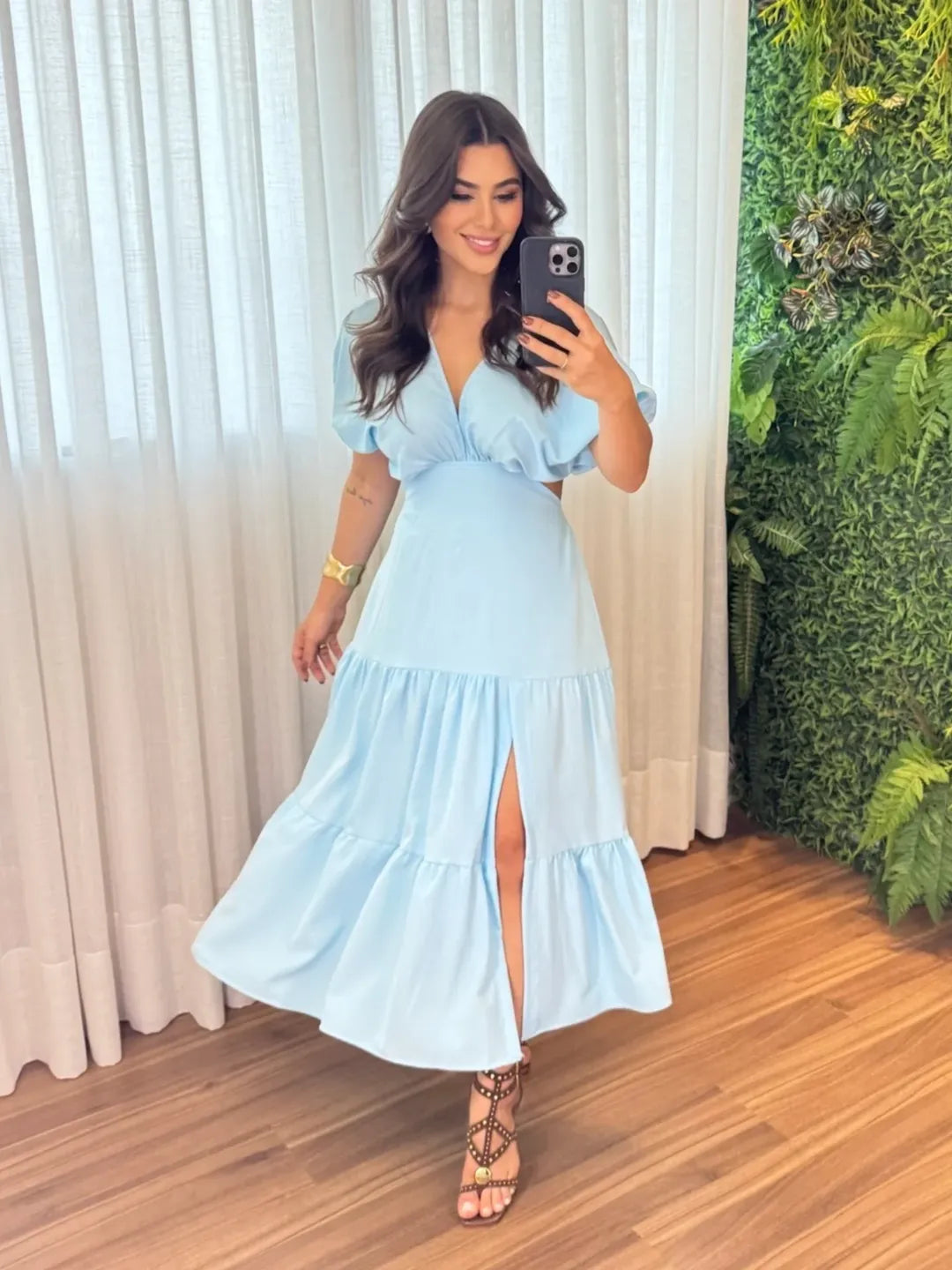 Vestido Íris Feminino - Azul Claro