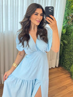 Vestido Íris Feminino - Azul Claro