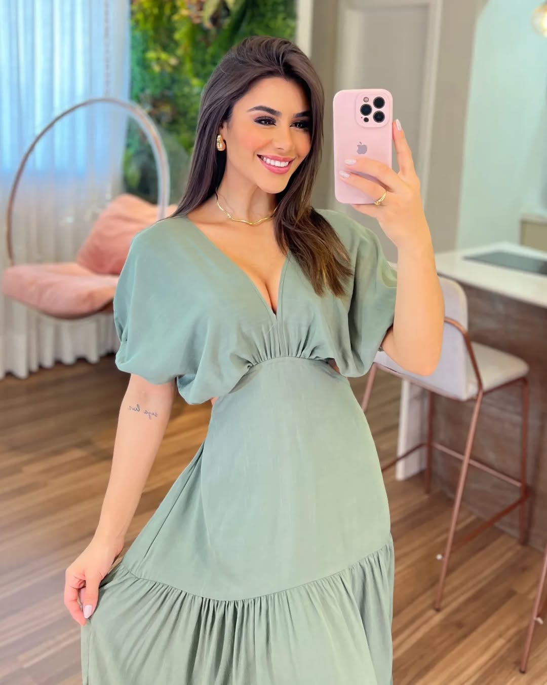 Vestido Íris Feminino - Pistache