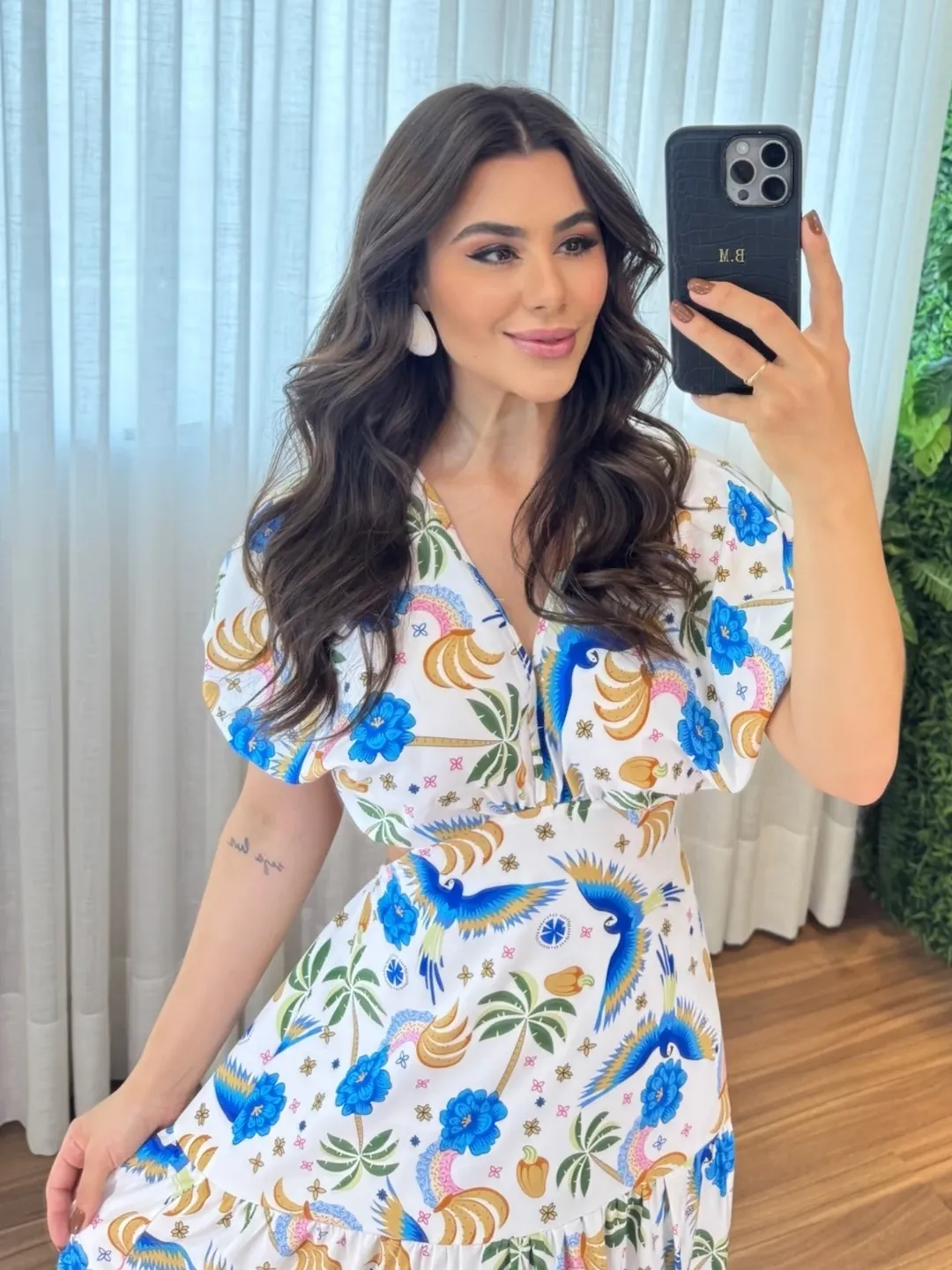 Vestido Íris Feminino - Azul Farm