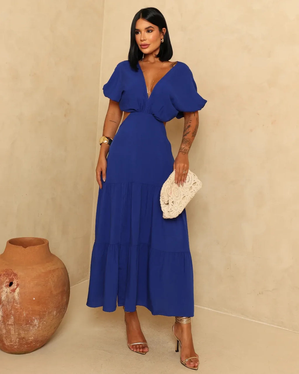 Vestido Íris Feminino - Azul