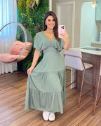 Vestido Íris Feminino - Pistache