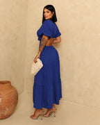 Vestido Íris Feminino - Azul