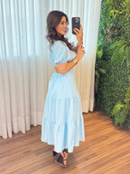 Vestido Íris Feminino - Azul Claro