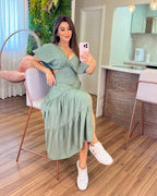 Vestido Íris Feminino - Pistache