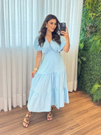 Vestido Íris Feminino - Azul Claro