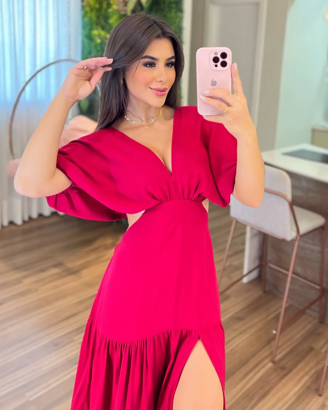 Vestido Íris Feminino - Bordô