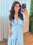 Vestido Íris Feminino - Azul Claro