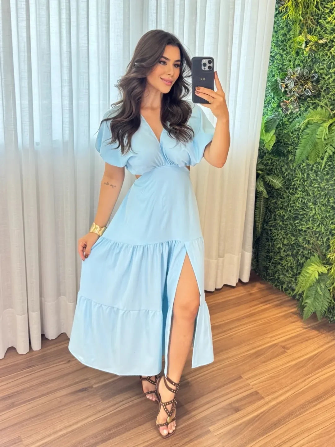 Vestido Íris Feminino - Azul Claro