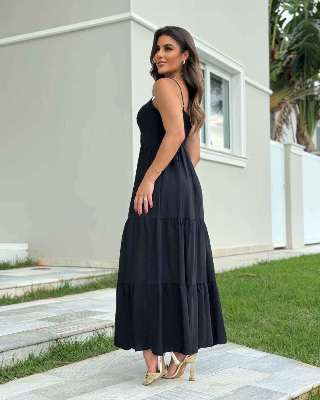 Vestido Mari Feminino - Preto