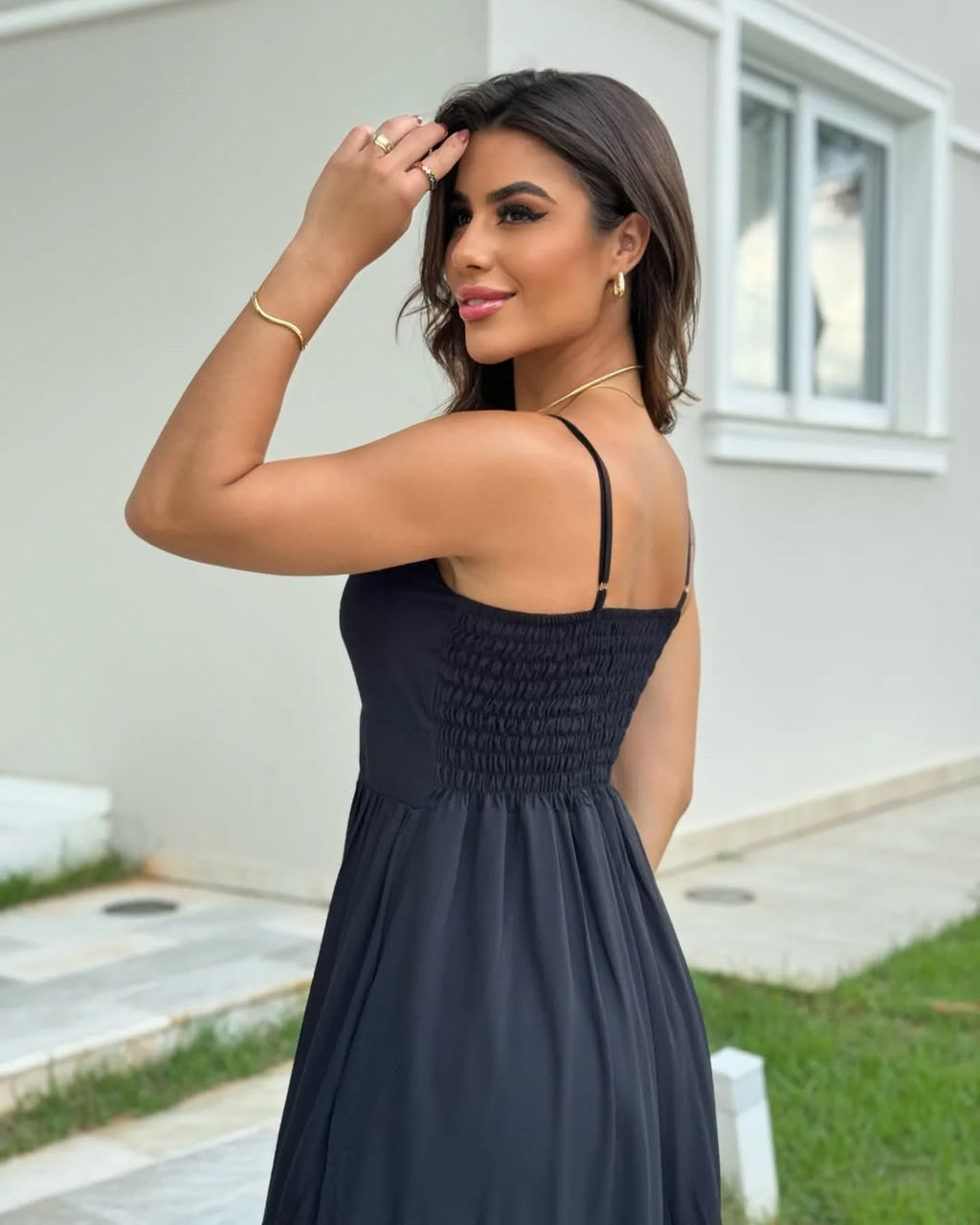 Vestido Mari Feminino - Preto