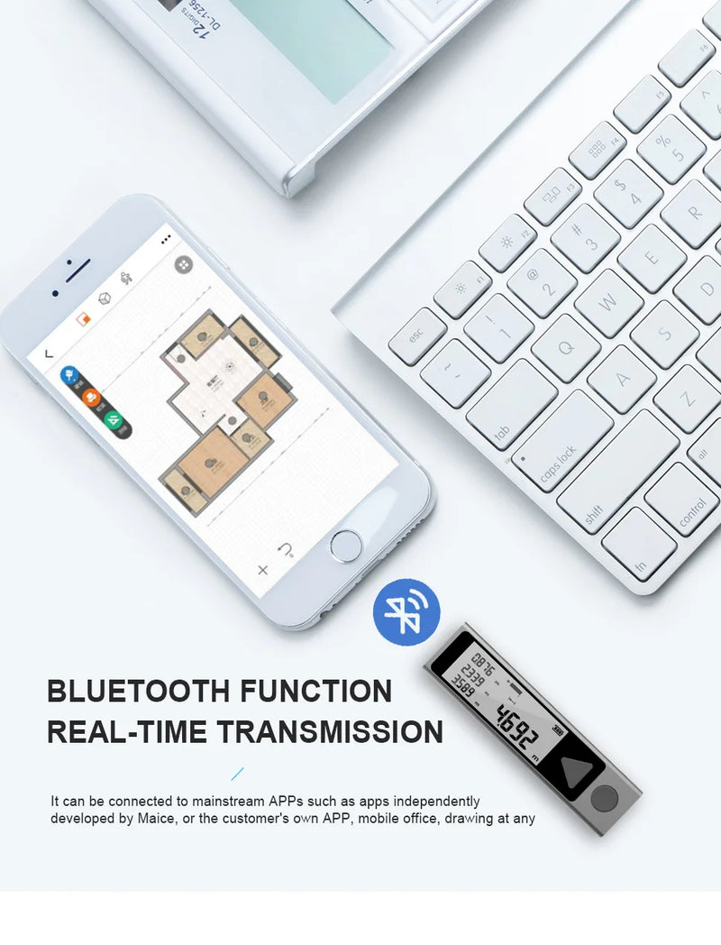 Trena Laser Mileseey M120 Pro – Precisão Profissional com Conectividade Bluetooth e Design Metálico Premium