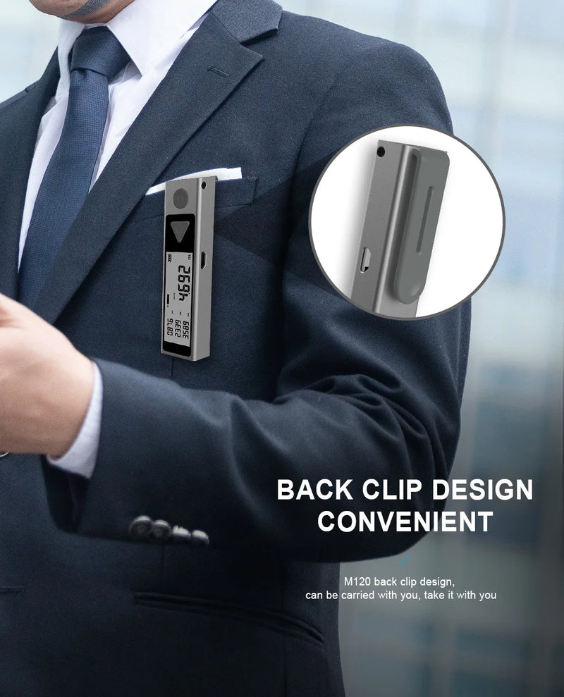 Trena Laser Mileseey M120 Pro – Precisão Profissional com Conectividade Bluetooth e Design Metálico Premium