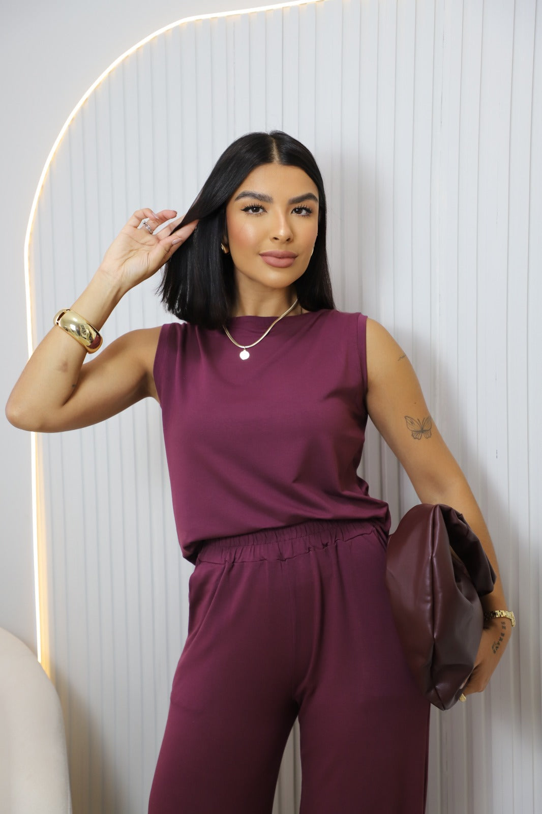 Conjunto Ayla Feminino - Marsala