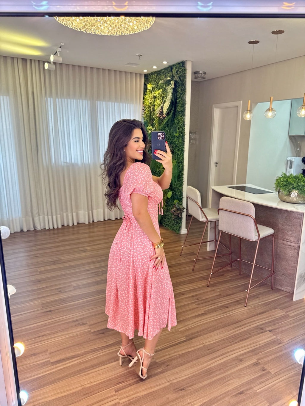 Vestido Olivia Feminino - Rosa