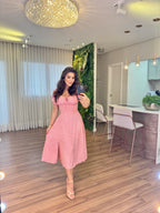Vestido Olivia Feminino - Rosa