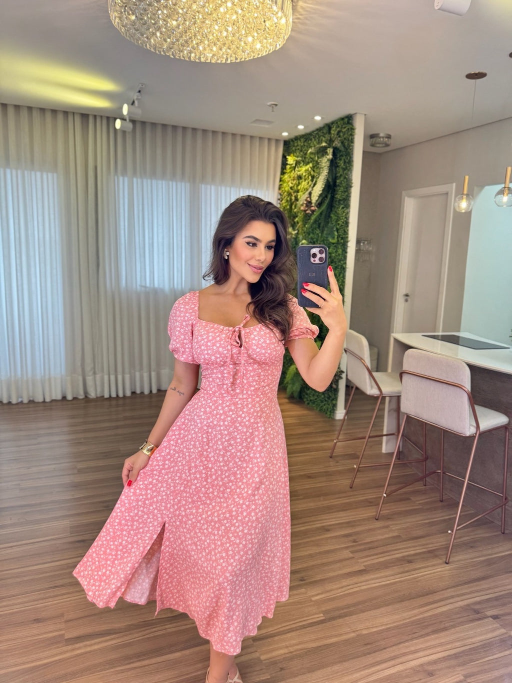 Vestido Olivia Feminino - Rosa