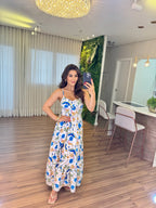 Vestido Mari Feminino - Azul