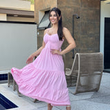 Vestido Mari Feminino - Rosa