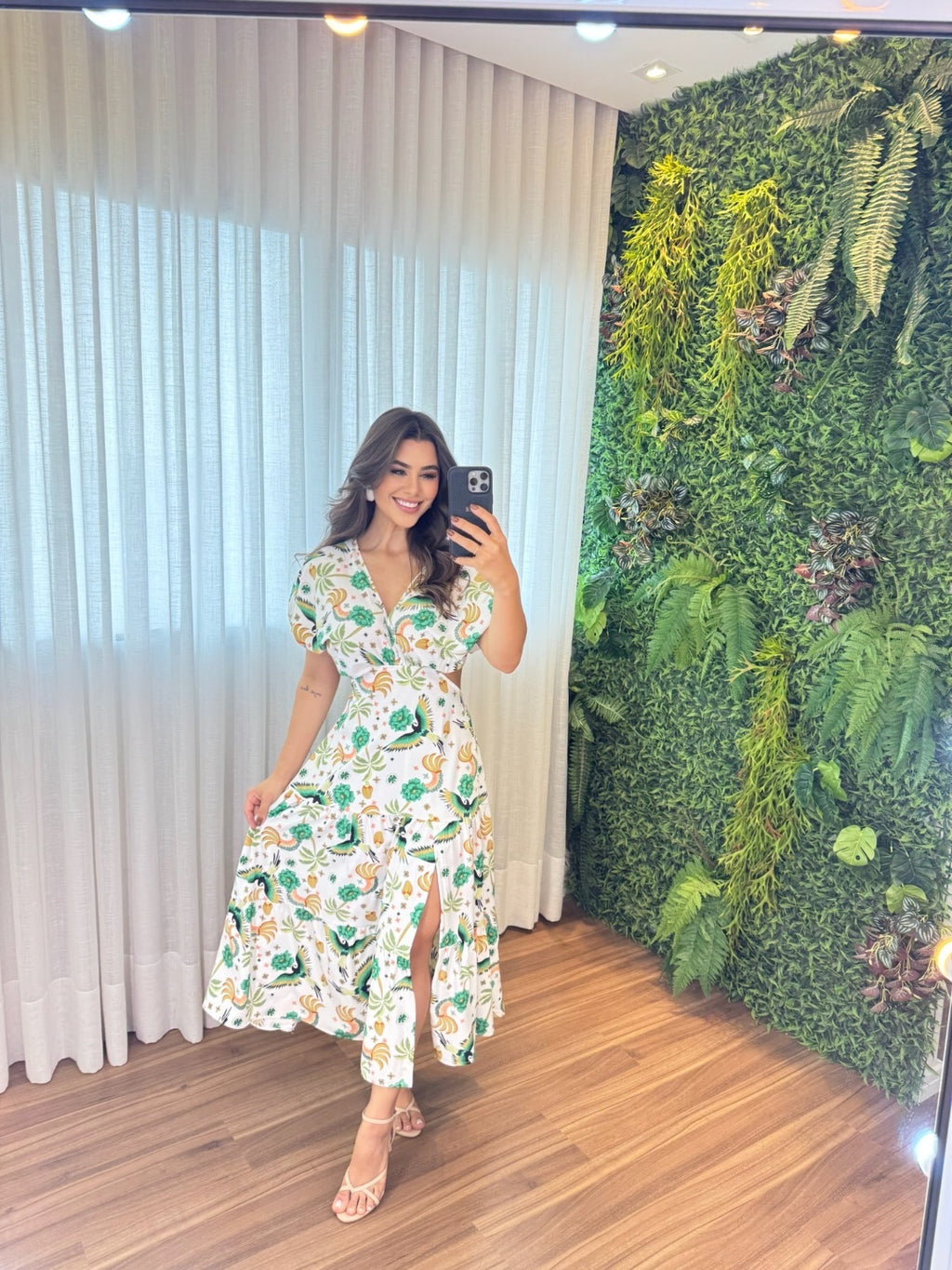 Vestido Íris Feminino - Verde