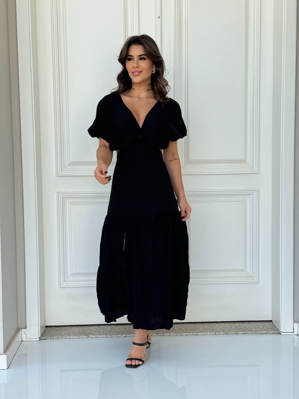 Vestido Íris Feminino - Preto