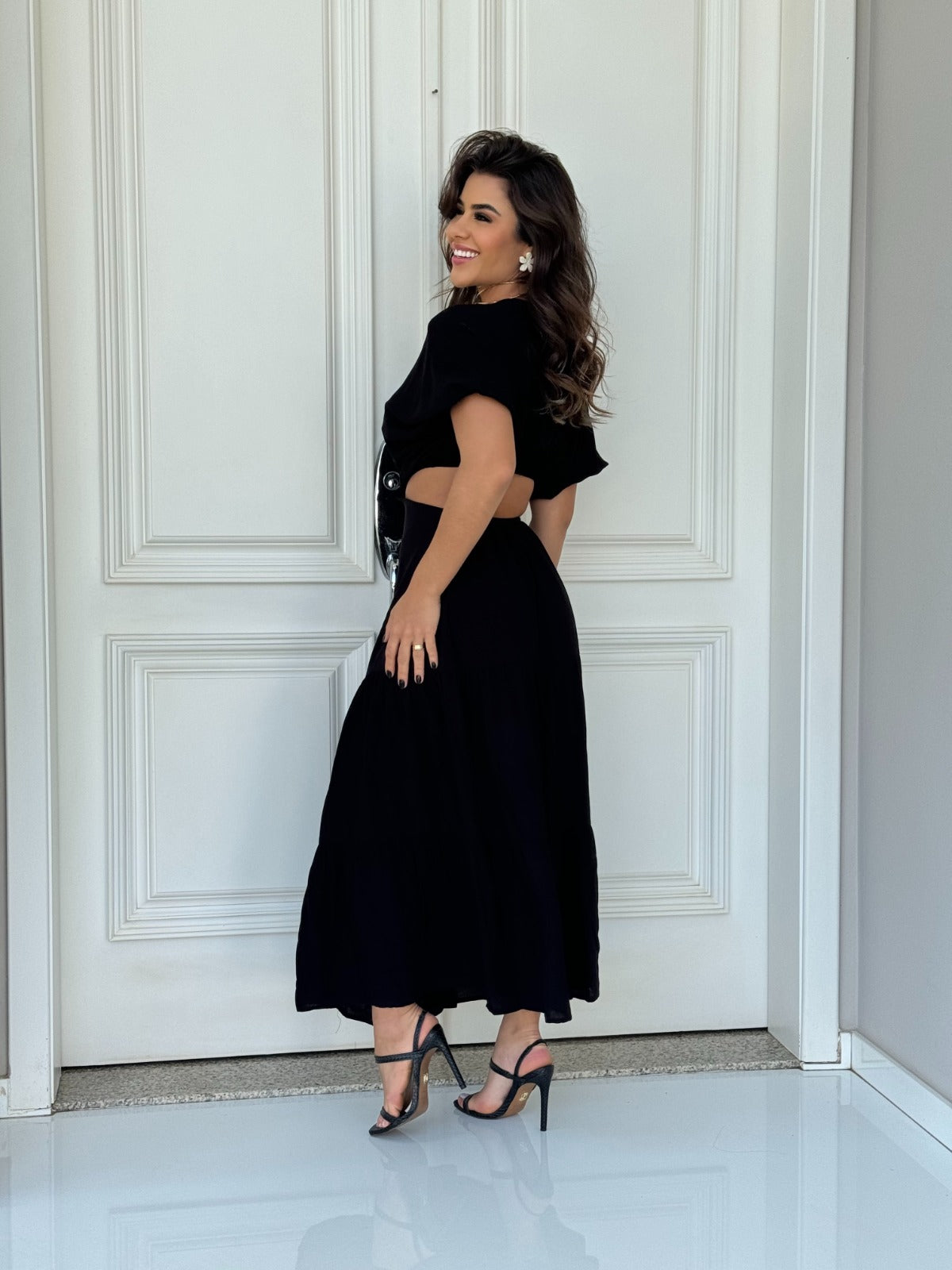 Vestido Íris Feminino - Preto