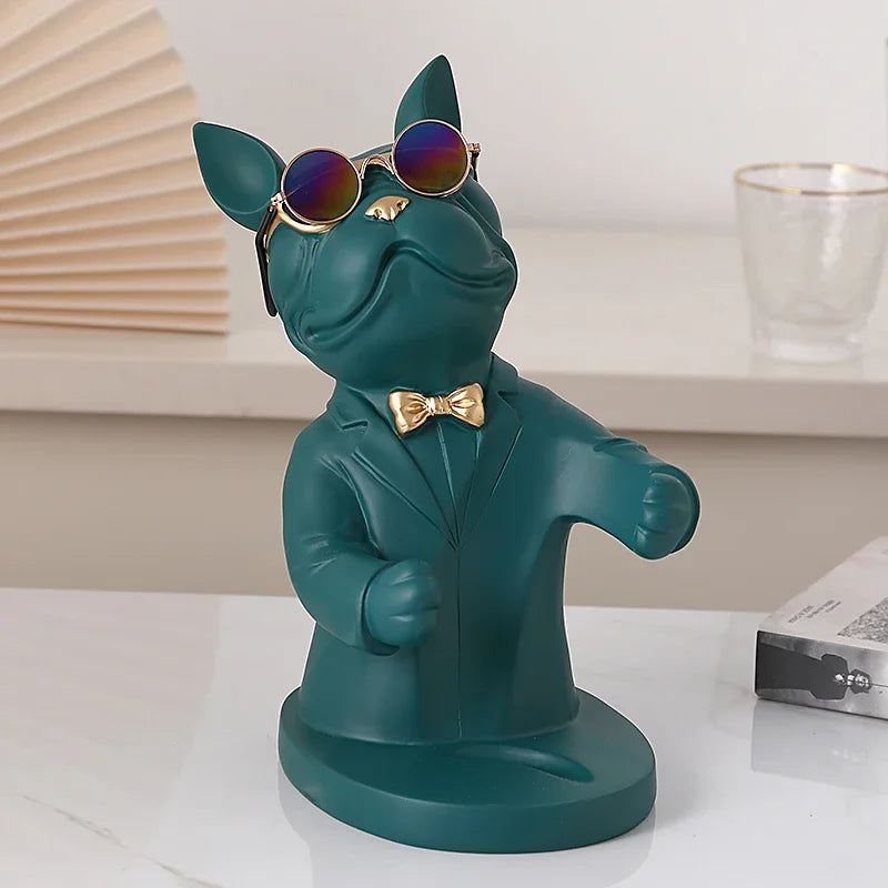 Estátua Bulldog Premium Porta Vinho – Sofisticação e Estilo na Sua Decoração