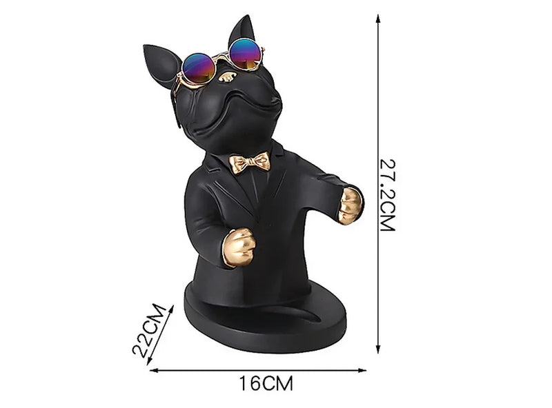 Estátua Bulldog Premium Porta Vinho – Sofisticação e Estilo na Sua Decoração