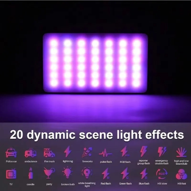 Luz LED Selfie Profissional W140 – Potência, Versatilidade e Criatividade em um Só Dispositivo