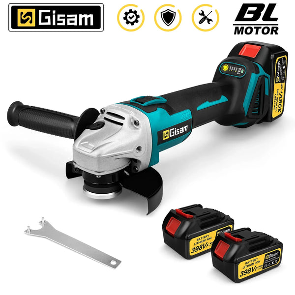 Esmerilhadeira Angular Sem Escova 18V | 125mm | Para Bateria Makita | 2 Velocidades