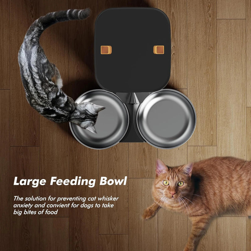 Alimentador Automático Inteligente para Pets  | Com Controle via Botão | Capacidade 8L | Ideal para Gatos e Cães