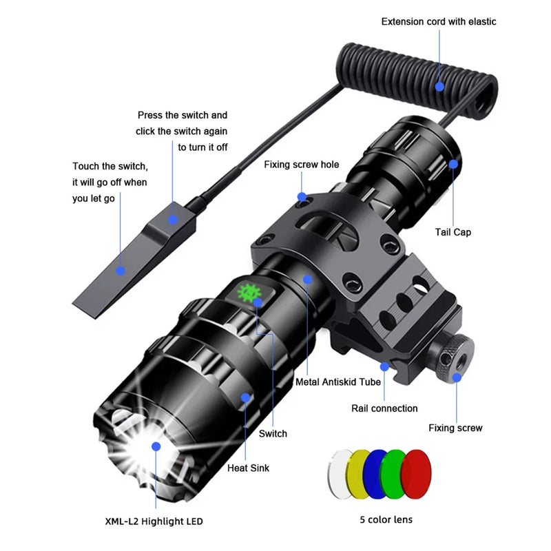 Lanterna LED Profissional de Alto Lúmen para Atividades Outdoor