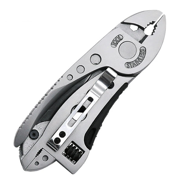 Ferramenta Multifuncional 9 em 1 Titanium – O Kit de Bolso Que Vai Com Você em Qualquer Aventura