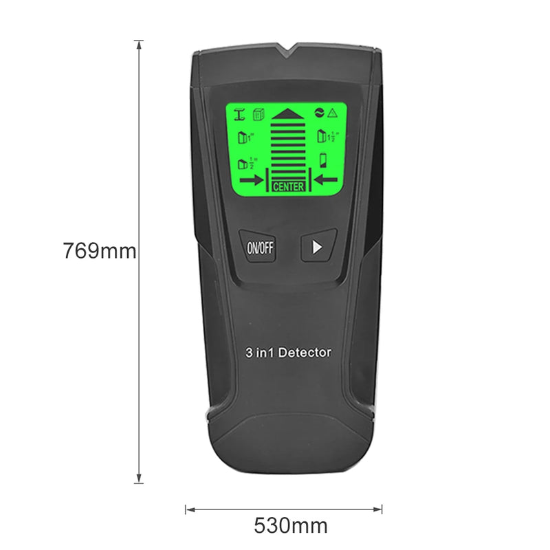 Detector de Barreiras - Scanner de Parede 3 em 1 | Segurança Total em Cada Furo