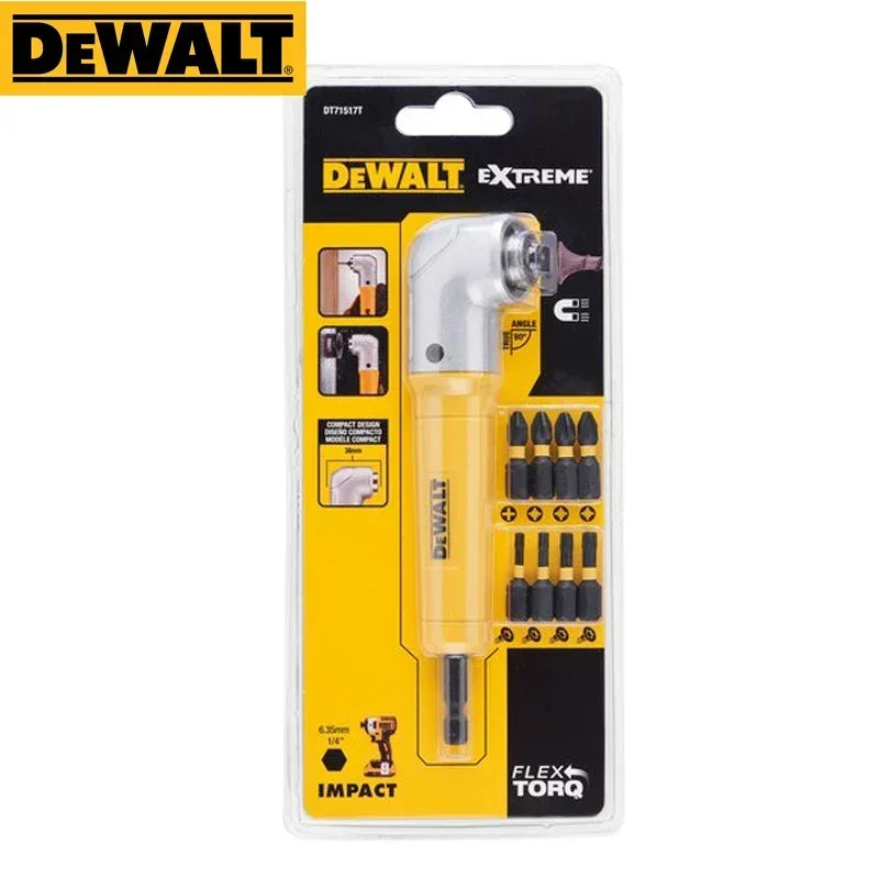 Adaptador de Ângulo Reto DEWALT Maxfit DT71517T-QZ – Precisão em Locais de Difícil Acesso