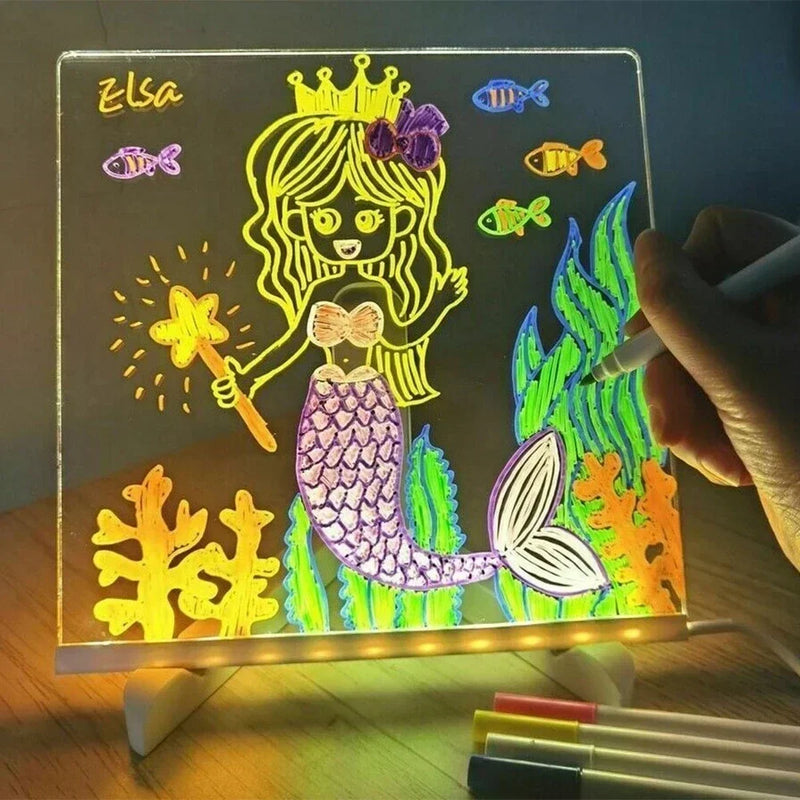 Luminária Decorativa de Escrita – Personalize, Ilumine e Inspire
