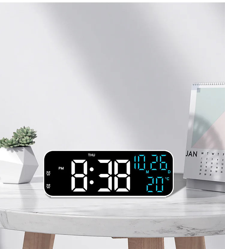 Relógio Despertador Digital com Display LED – Modernidade, Funcionalidade e Estilo na Sua Rotina