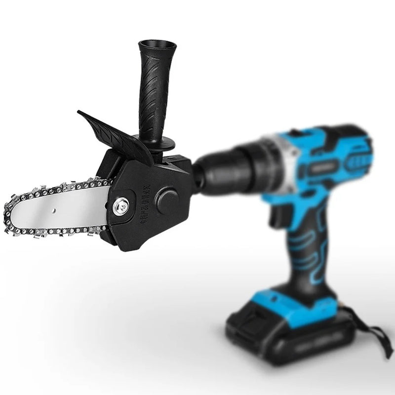 Mini Motosserra Elétrica Compacta Portátil 4” – Potência e Precisão na Palma da Sua Mão