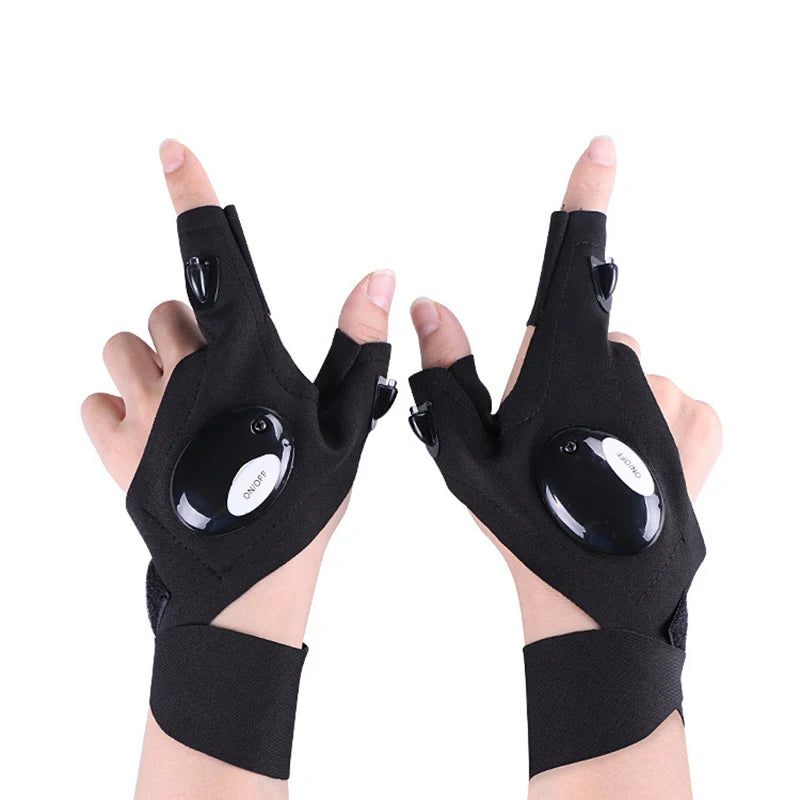 Super Luvas com Iluminação LED – Tenha Luz Onde Suas Mãos Estão