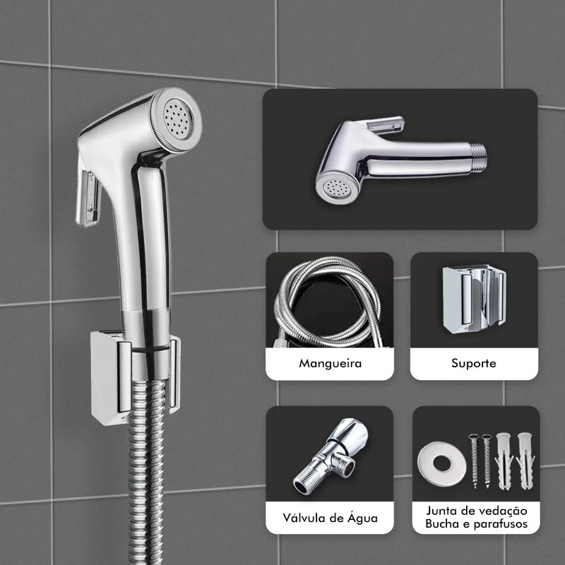Kit de Ducha Higiênica para Banheiro – Luxo, Conforto e Higiene Premium