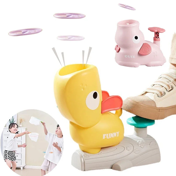 Pato Lançador de Discos – Diversão Garantida com Um Toque de Criatividade