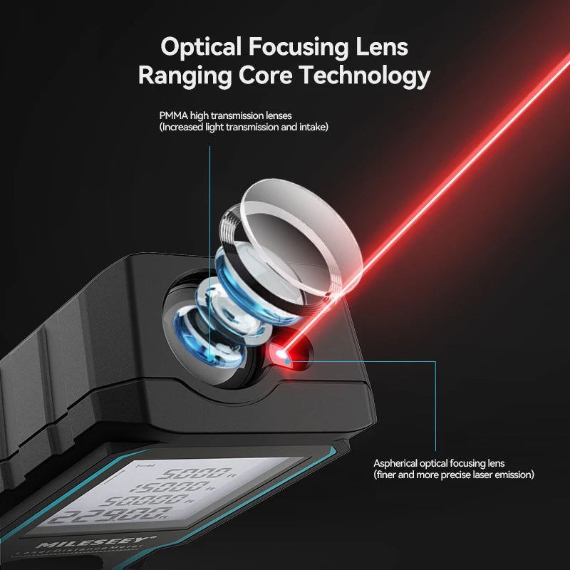 Trena Laser Mileseey D2, X5 e S6 – Medição Profissional com Máxima Precisão e Praticidade