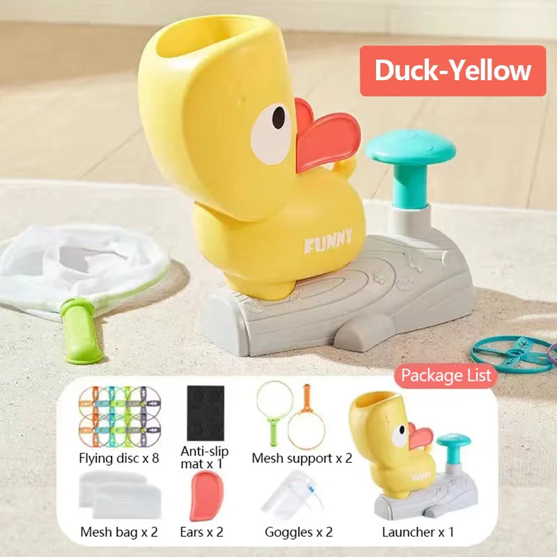Pato Lançador de Discos – Diversão Garantida com Um Toque de Criatividade